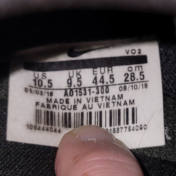 Nike Air Force 1 Low Utility Sequoia Sneakers Mens Size 10.5 - Picture 9 of 10